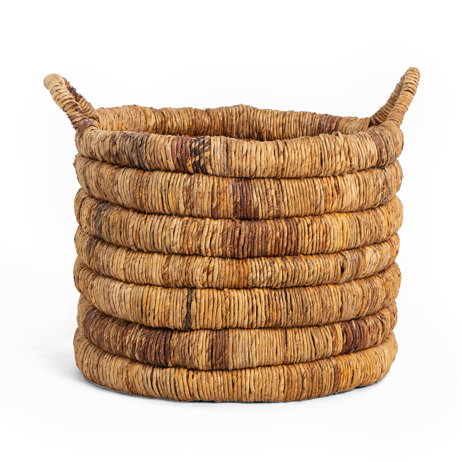 Caterpillar Sago Round Basket Two-Tone-large OBS3022L