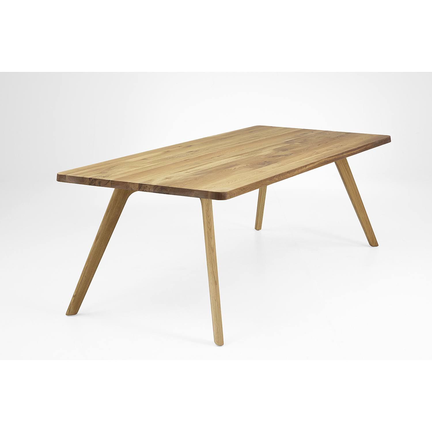 Tisch N Holzbeine - Eiche 3cm