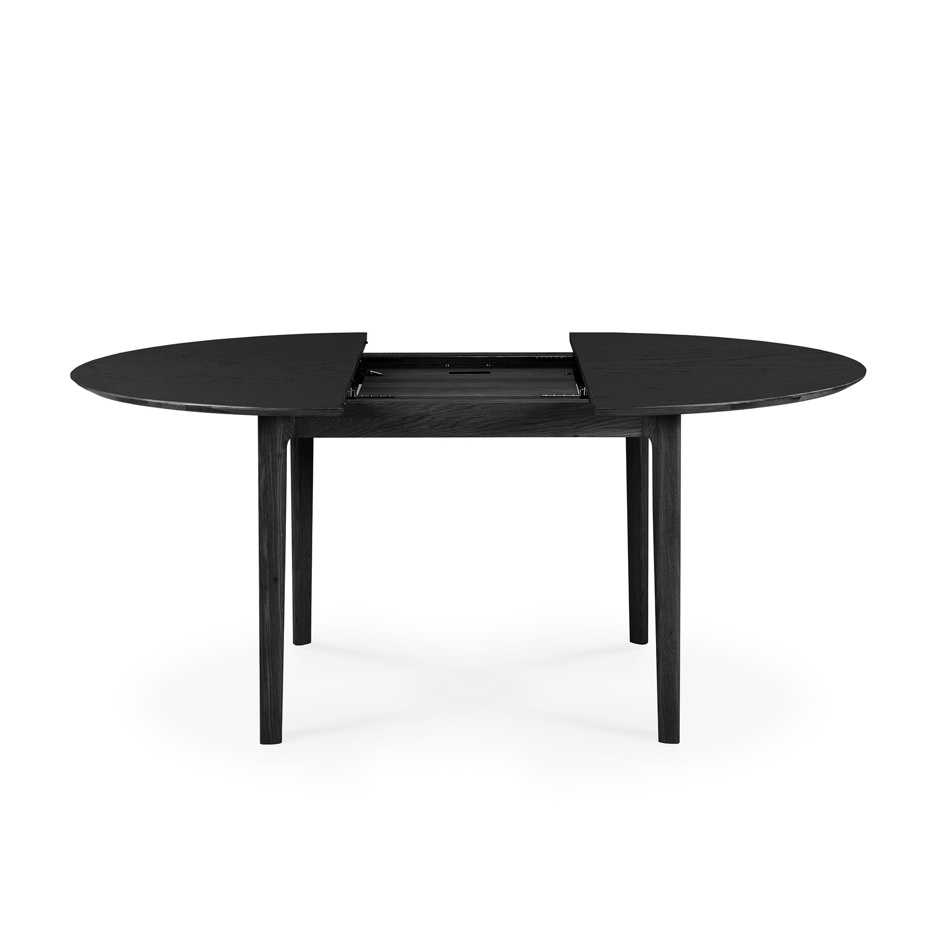 Tisch rund ausziehbar Bok schwarz 51528